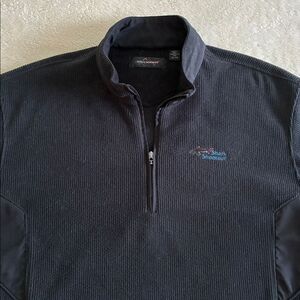Greg Norman Men’s Black Quarter-Zip XL Sweatshirt Shark Shootout Pullover